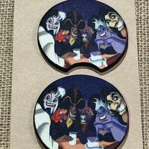 Four Villains - Sublimation Neoprene Car Coasters
